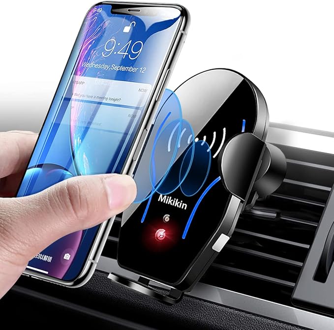 Wireless Car Charger, Auto-Clamping Car Phone